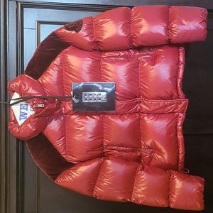 Authentic Moncler Genuis Choutte Red Down jacket (size 1)